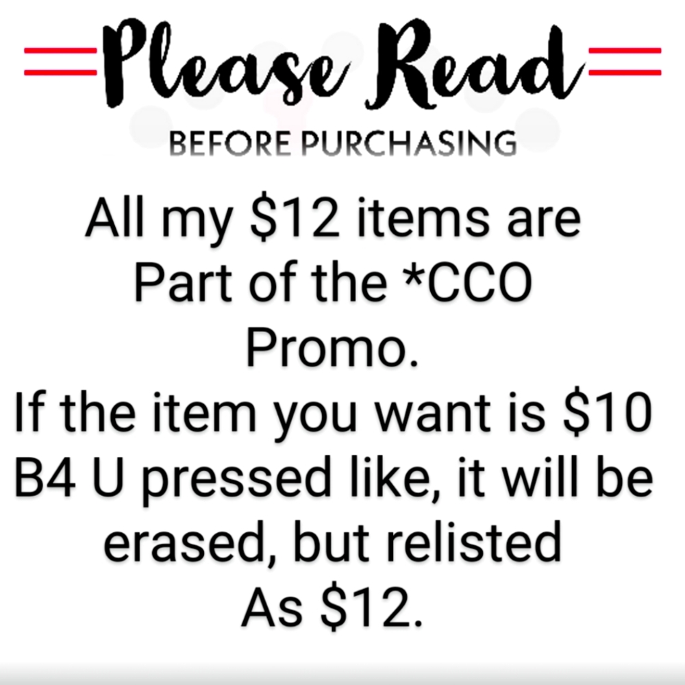All my $12 items are part of the CCO promo.